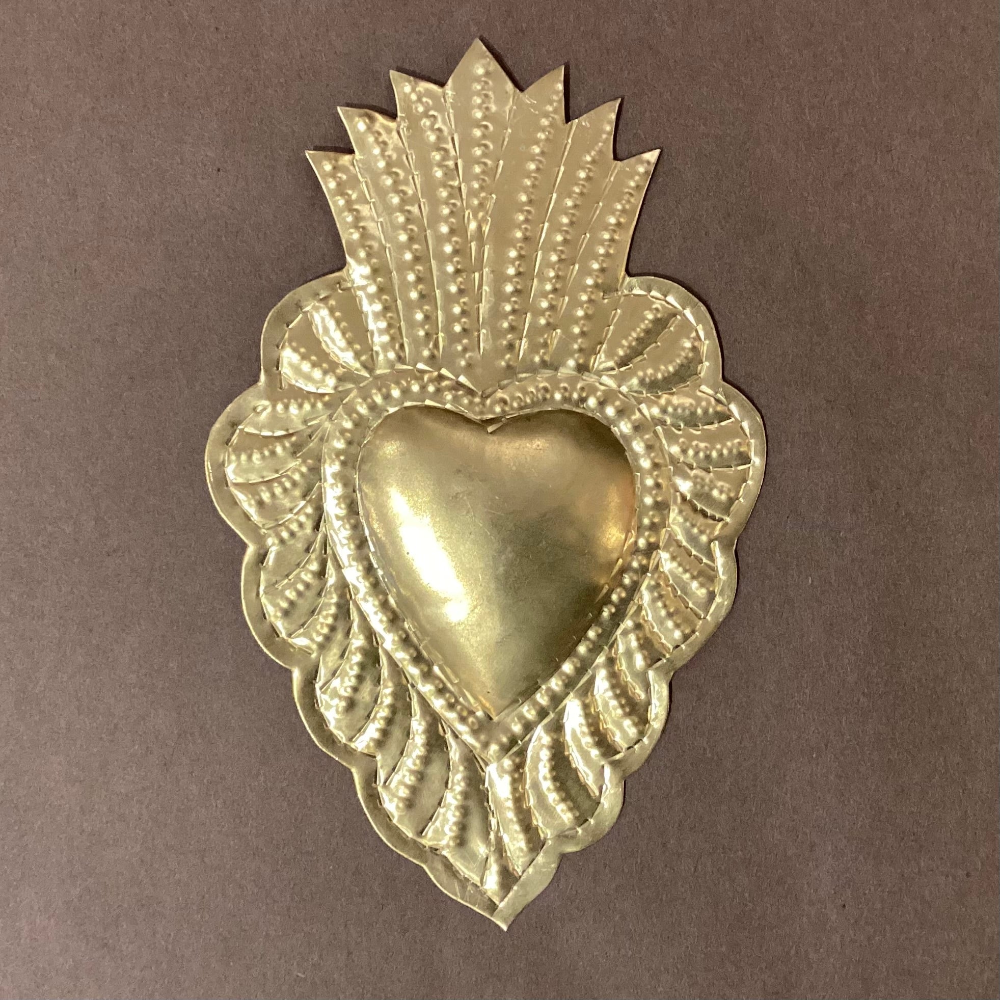 Herz Wanddeko Gold