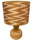 Lampenschirm Zick Zack yellow white
