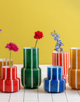 Vase Retro rot