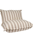 Sitzsack gestreift beige-ecru