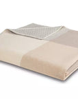 Decke 150 x 200cm Strickmuster gemischt