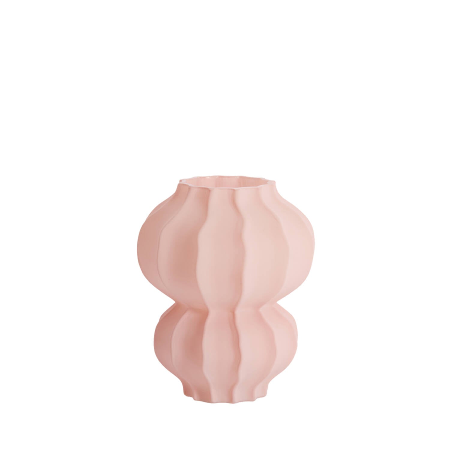 Vase matt rosa