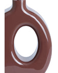 Lampenfuss burgund/ braun glänzend