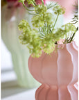 Vase matt rosa