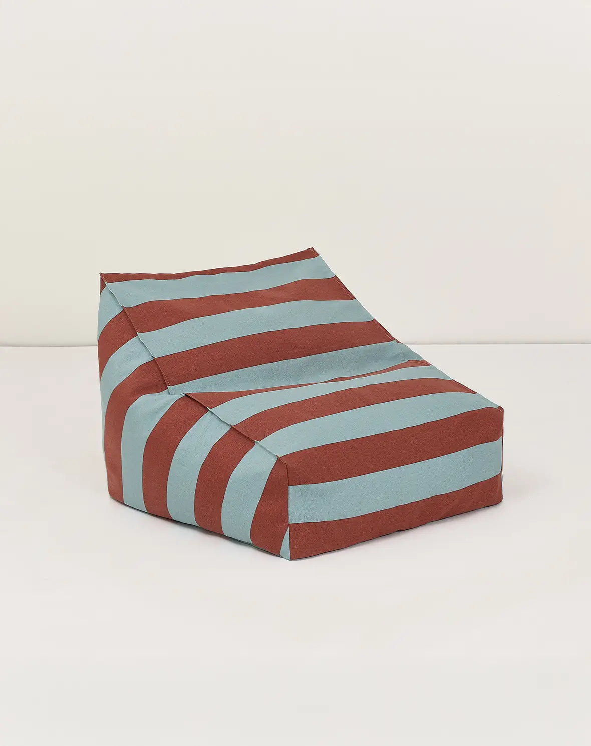 Sitzsack Outdoor kurz toffee-blau