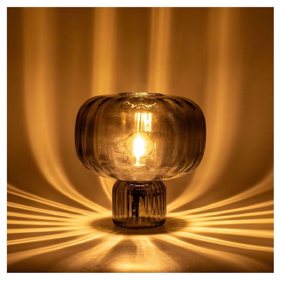 Tischlampe aus Glas