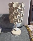 Tischlampe, Metall greige