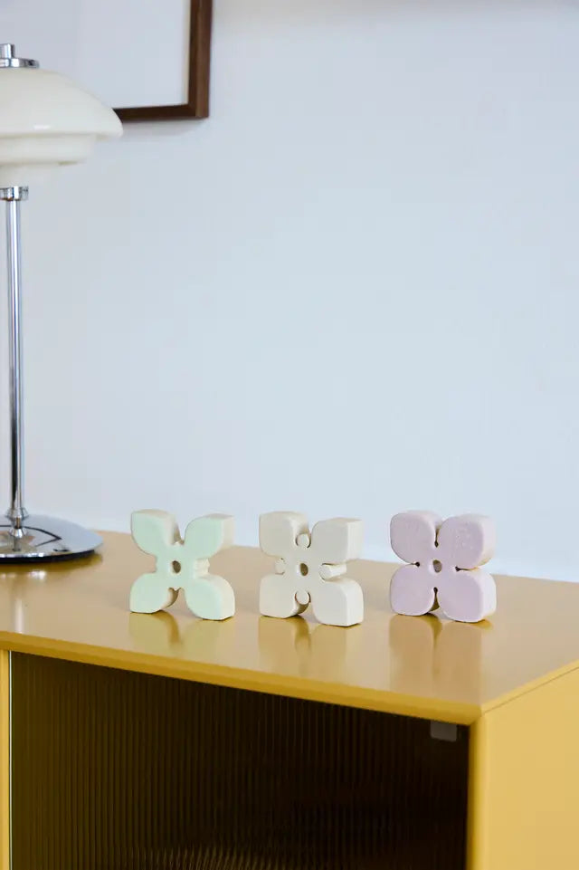 Blumen Deko 3er Set