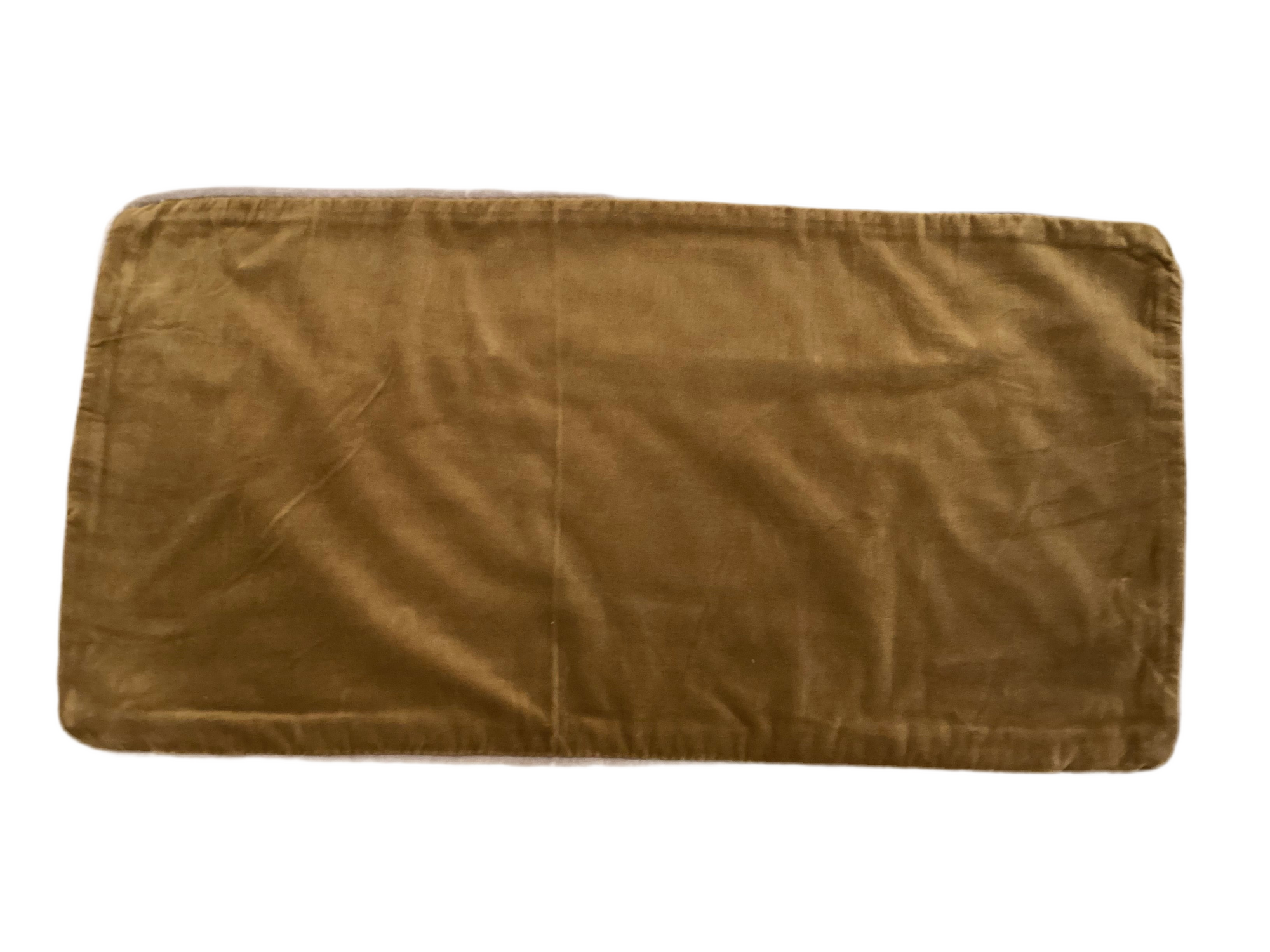 Kissen Samt uni mit Kontrastpaspel  30x60