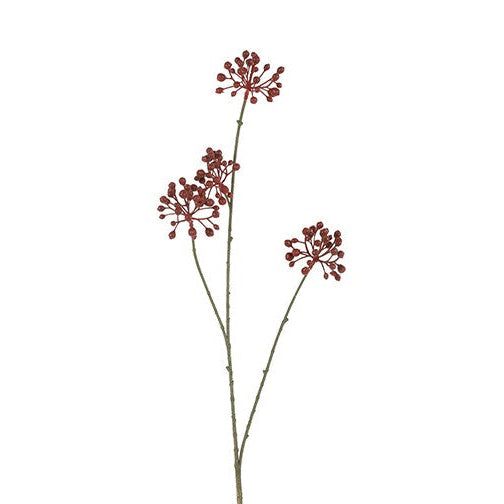 Kunstblumen Beere rot