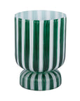 Vase Retro grün und gelb