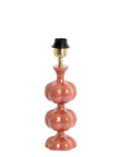 Lampenfuß glänzend peach, groß