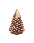 Kerze Tannenbaum braun