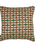 Kissen Jacquard Karo