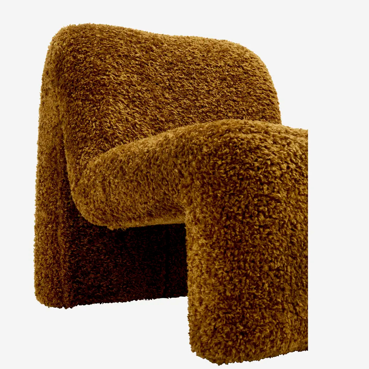 Sessel Teddy-Fleece braun