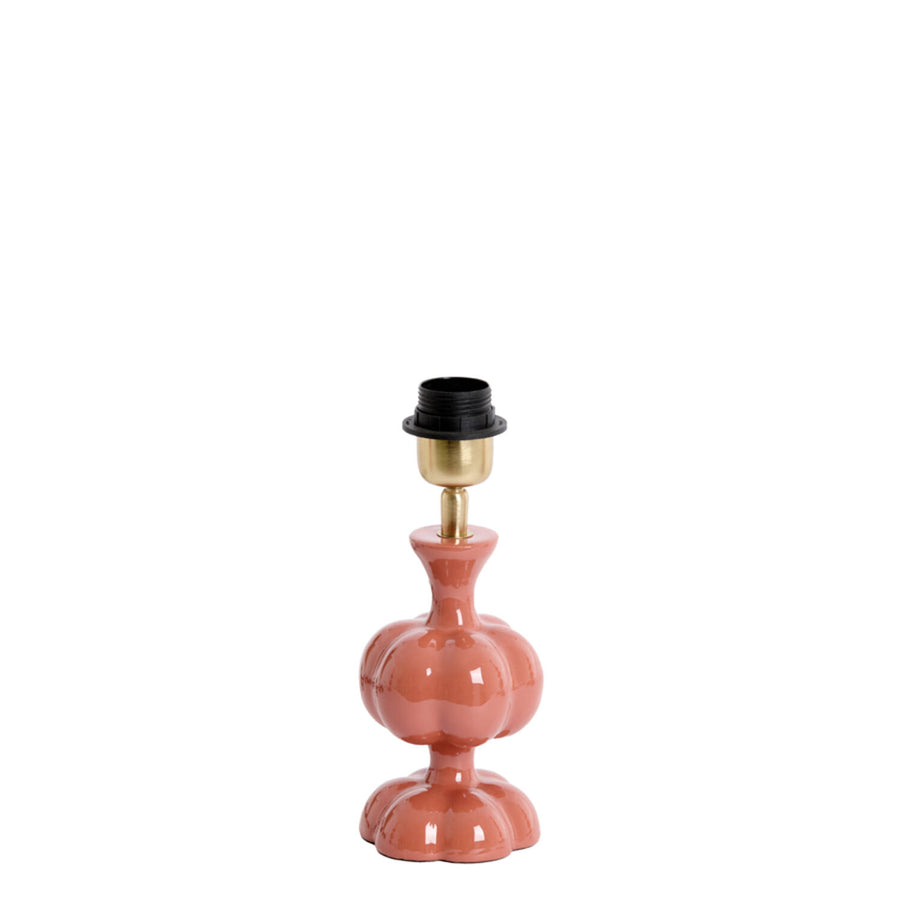 Lampenfuß glänzend peach klein