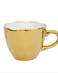 Tasse Espresso goldener Henkel