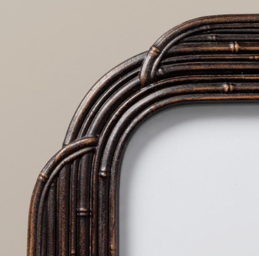 Bilderrahmen bronze klein oval