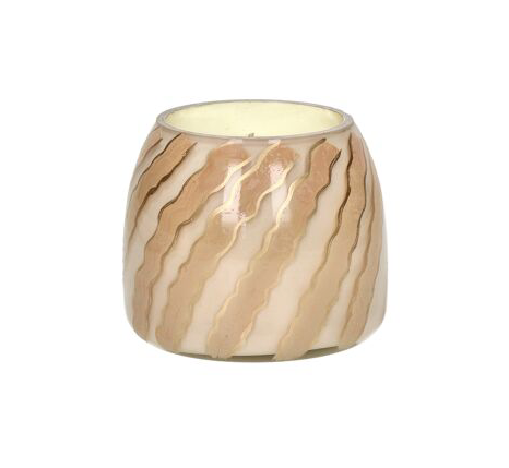 Duftkerze Glas handbemalt