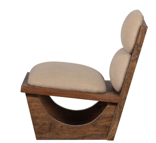 Sessel Holz und Polster organisch