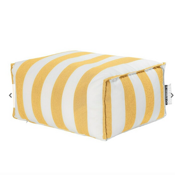 Fußhocker gestreift Outdoor