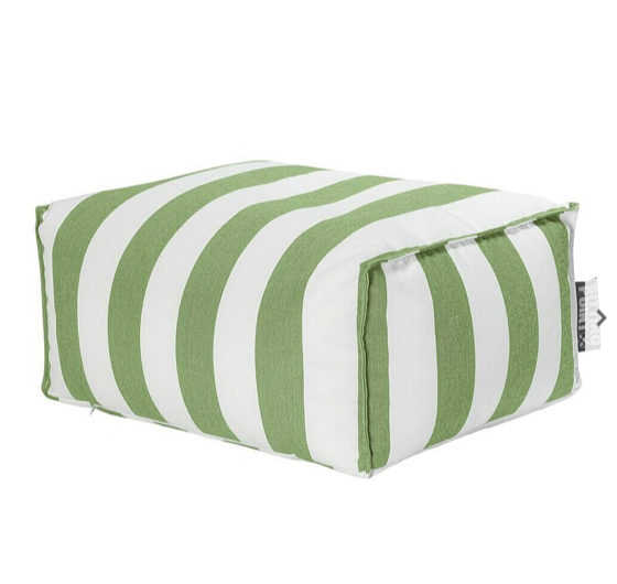 Fußhocker gestreift Outdoor