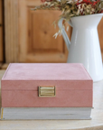 Schmuckbox mit Einteilung Samt M