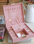 Schmuckbox mit Einteilung Samt M