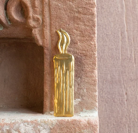 Anhänger Kerze Metall