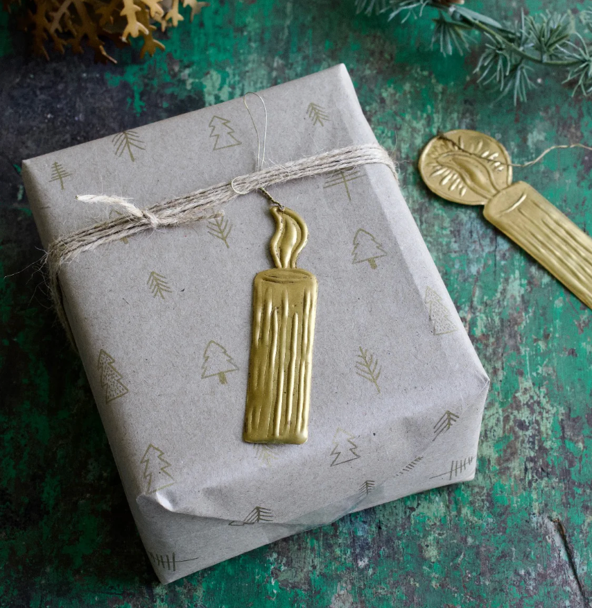 Anhänger Kerze Metall