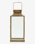 Laterne gold Metall antik look klein