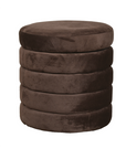 Pouff mit Deckel dunkelbraun