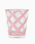Glas Kunststoff diagonal gestreift