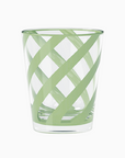 Glas Kunststoff diagonal gestreift