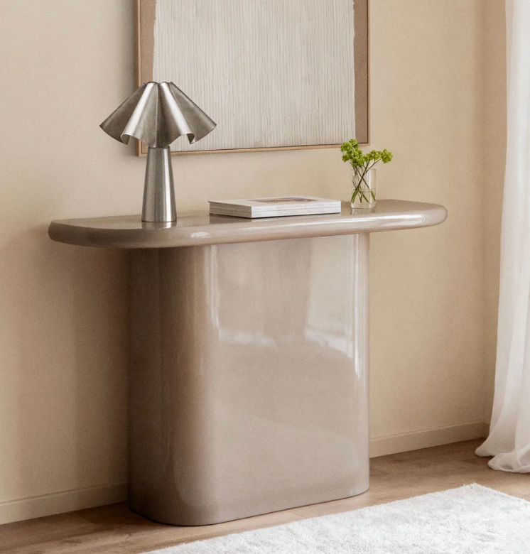 Konsole Lack taupe