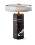Tischlampe portable Marmor / Glas