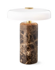 Tischlampe portable Marmor / Glas