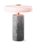 Tischlampe portable Marmor / Glas