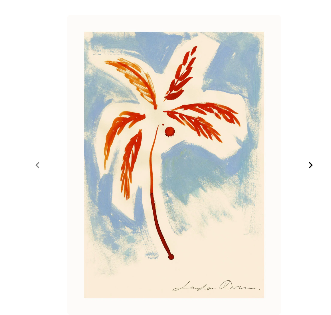 Bild Kunstdruck Palme
