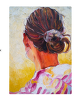 Bild Kunstdruck Frau von hinten