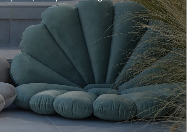 Kissen Muschelform Kissen