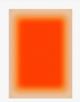 Bild Kunstdruck neon orange abstrakt
