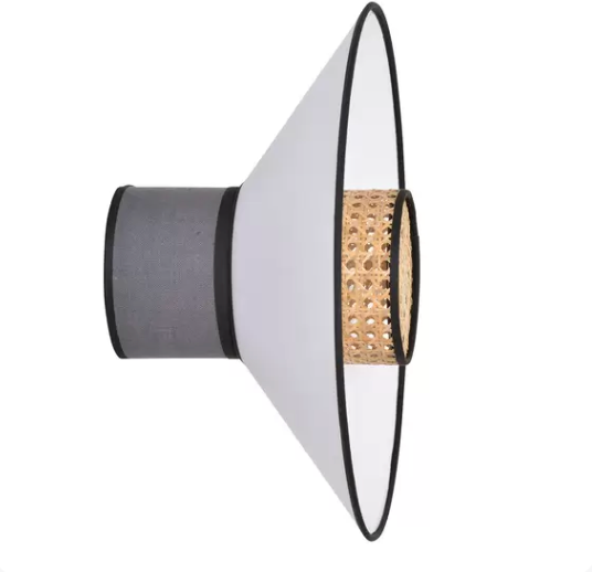Lampe Decke / Wand Wiener Geflecht