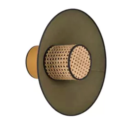 Lampe Decke / Wand Wiener Geflecht