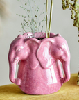 Vase Elefant pink