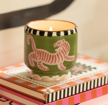 Duftkerze Keramik mit Motiven