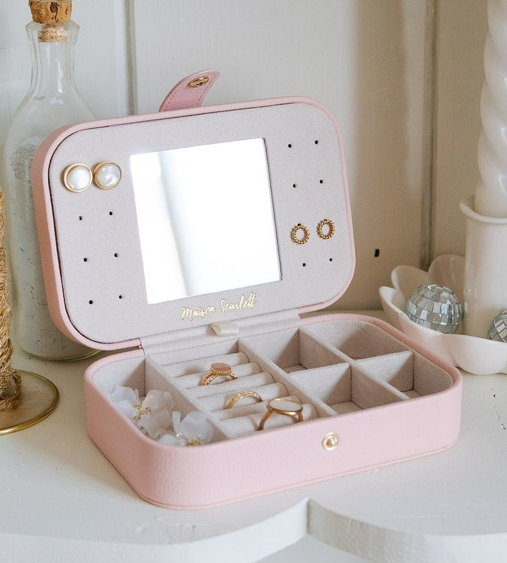 Schmuckbox Kunstleder Travelsize