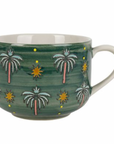 Tasse groß mit Palmen