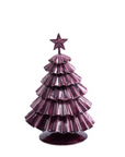 Tannenbaum aus Metall lila
