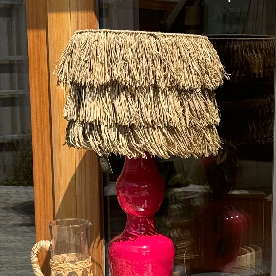 Lampenschirm Raffia